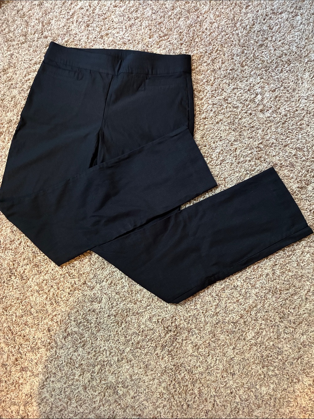 Christopher & Banks Black Straight-Leg Pants